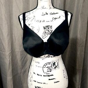 DREAMFIT 42DDD BLACK UNDERWIRE LIGHTLY PADDED PLUNGE BRA